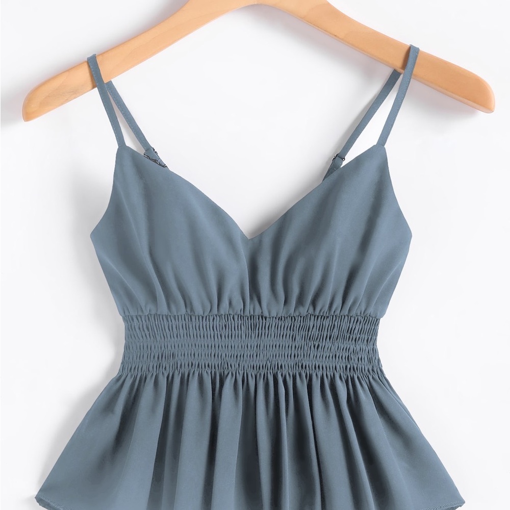 Shein blue cami top